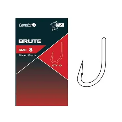 Nash Brute Hook Micro Barbed Size 8