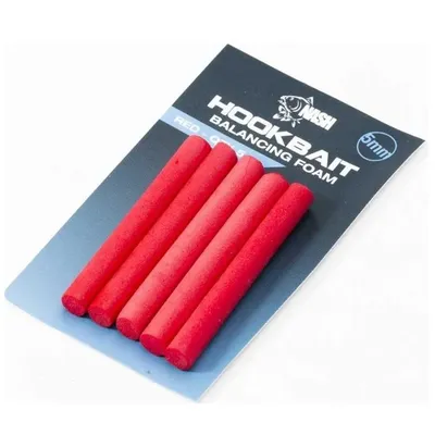 Nash Hookbaits Balancing Foam Red 5mm Qty5