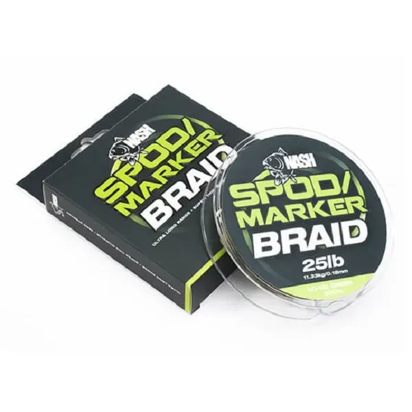 Nash Spod & Marker Braid 0,18mm 25Lb Hiviz Green 300m