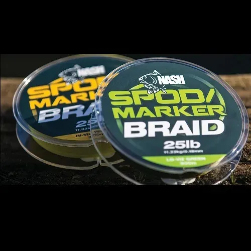 Nash Spod & Marker Braid 0,18mm 25Lb Hiviz Yellow 300m