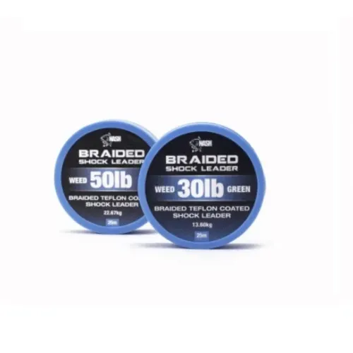 Nash Braid Shock Leader Weed Green 30Lb 13,60Kg 25m