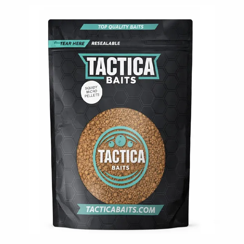 TACTICA BAITS SQUIDY MICRO PELLETS 2MM & 4MM 1KG SQ15