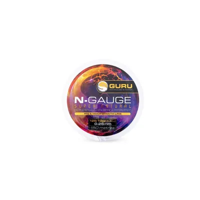 GURU N GAUGE SUPER NATURAL CLEAR 0 18MM 6LB 8OZ 3 08KG 150M GNSN18