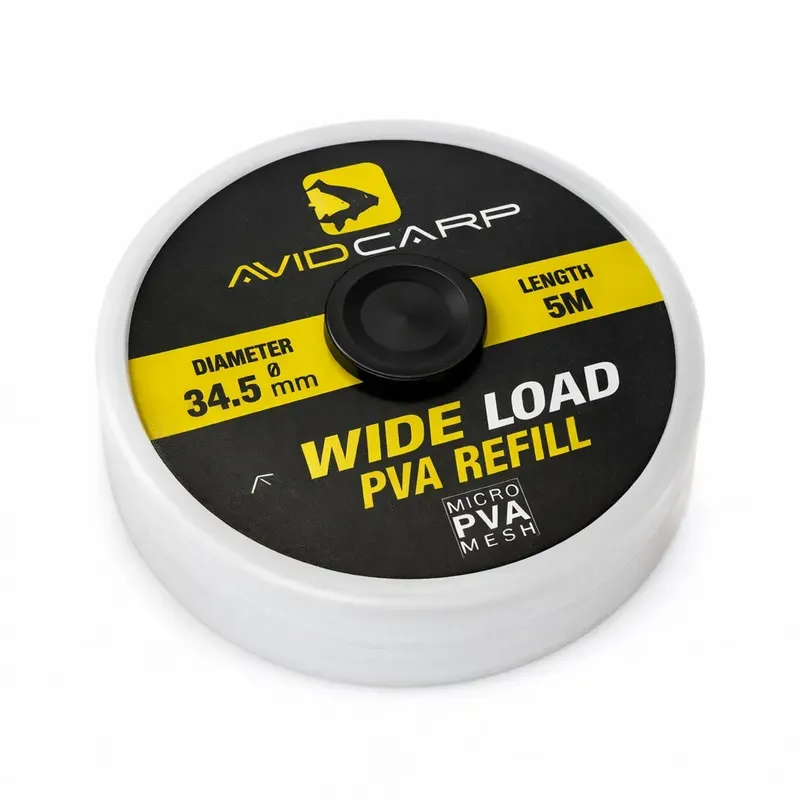 AVID CARP WIDE LOAD PVA REFILL 34.5MM 5M AVPVAWLR