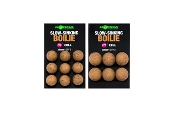 KORDA SLOW SINKING BOILIE ISO FISH 18MM 6 UND KPB56