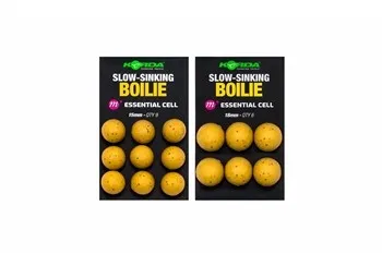 KORDA SLOW SINKING BOILIE ISO FISH 15MM 9 UNID KPB55