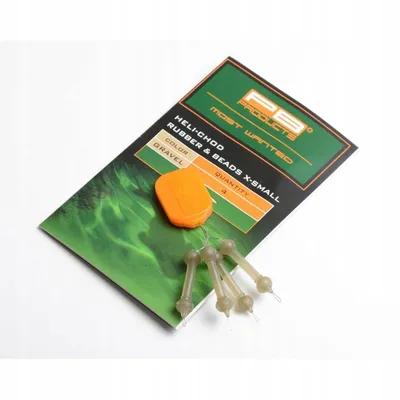 PB MOST WANTED HELI CHOD RUBBER & BEADS X SMALL WEED 21011