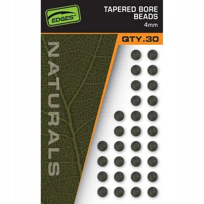 FOX EDGES™ NATURALS TAPERED BORE BEADS 4MM CAC836