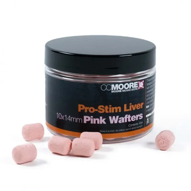 CC MOORE PRO STIM LIVER PINK DUMBELLS WAFTERS 10x14MM 98102