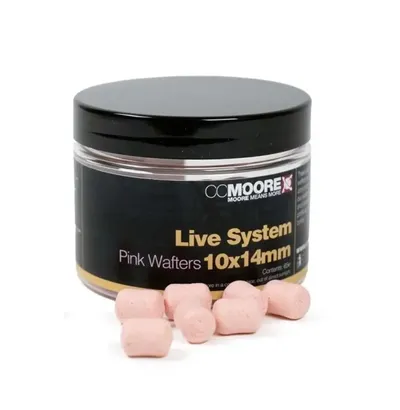 CC MOORE LIVE SYSTEM DUMBELL PINK WAFTERS 10X14MM 90468