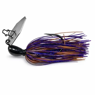 BAITS FISHING CHATTERBAITS CHROME CINNAMON PURPLE 1/2OZ 14726