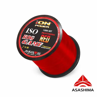 AWA SHIMA ION POWER ISO BIG GAME RED 0 45MM 36KG1000M A30 63 045