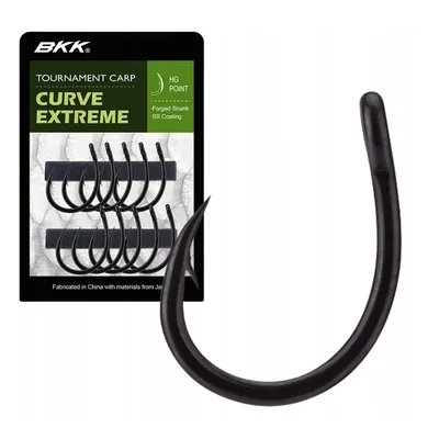BKK TOURNAMENT CARP CURVE EXTREME SIZE 4 10PCS