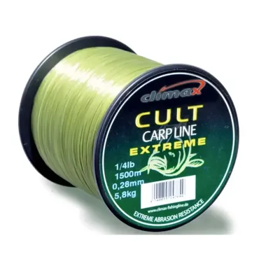 CLIMAX CULT CARP LINE EXTREME ABRASION RESISTANCE 0 30MM 7 1KG 1200M CCCLEAR030