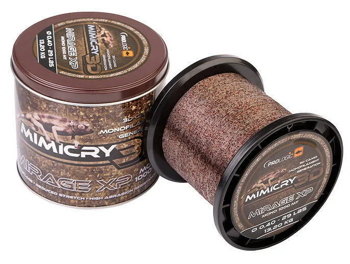 PROLOGIC MIMICRY 3D CAMO MONOFILAMENT MONO 0.30MM 15LB 7 10KG 1000MT 48434