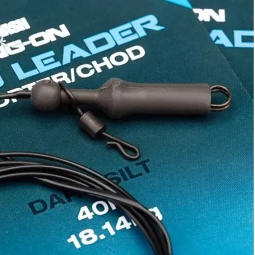 Nash Cling On Leadcore Helicopter Leaders Dark Silt 1m