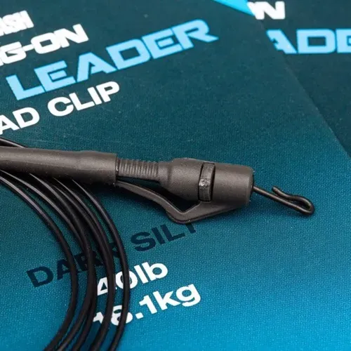 Nash Cling On Fused Lead Clip Dark Silt 1m