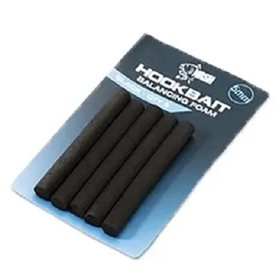 Nash Hookbaits Balancing Foam Black 5mm Qty5