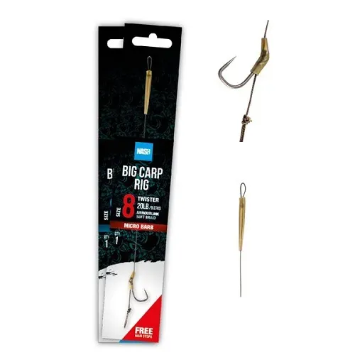 Nash Big Carp Rig 35Lb Size 8