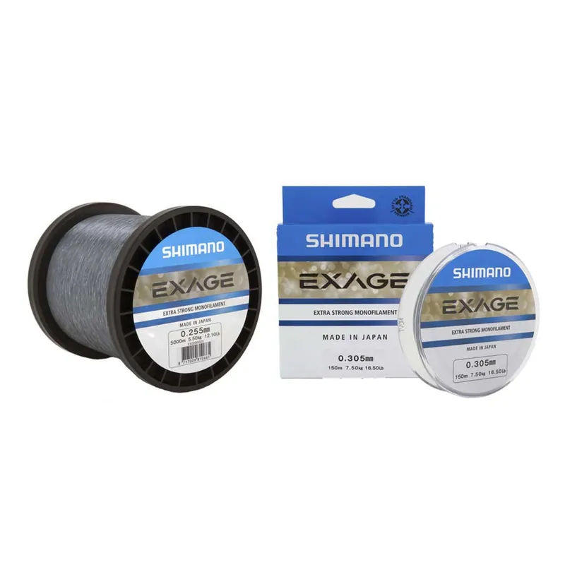 SHIMANO EXAGE MONOFILAMENT 0.305MM 16.50LB 7.50KG 1000M EXG100030