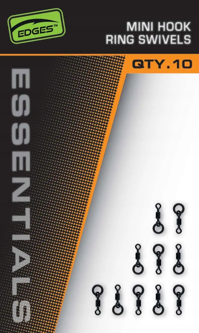 FOX EDGES™ ESSENTIALS MINI HOOK RING SWIVELS CAC881