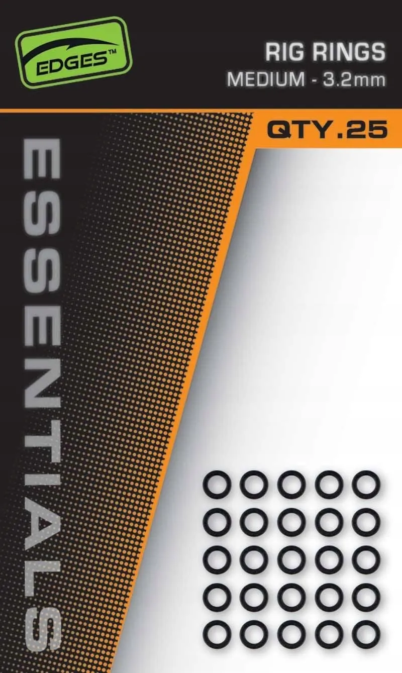 FOX EDGES™ ESSENTIALS RIG RINGS MEDIUM 3 2MM CAC887