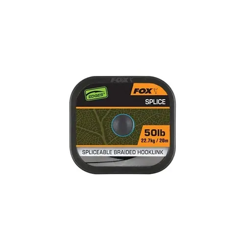 Fox Edges Naturals Splice Braided Hooklength 50lb 22.7kg 20m