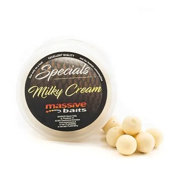 MASSIVE BAITS SPECIAL POP UPS MILKY CREAM 18MM SPU024