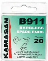KAMASAN B911 SPADE WIDE GAPE BARBLESS SIZE 12 KBSWB12