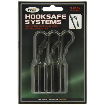NGT HOOKSAFE SYSTEMS 3PACK WITH FOAM FOHOOKSAFE3PC