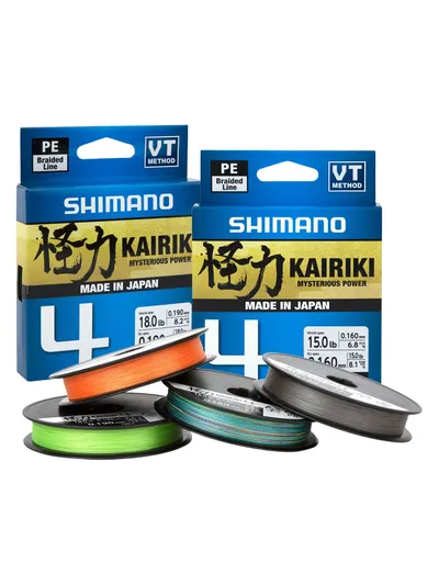 SHIMANO KAIRIKI 4 0.16MM 8.1KG 300M STEEL MANTIS GREEN LDM64TE1516030G