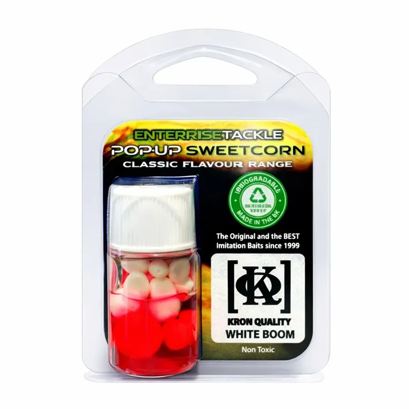 Enterprise Tackle Krom Quality KR200 Pop Ups Sweetcorn White Boom