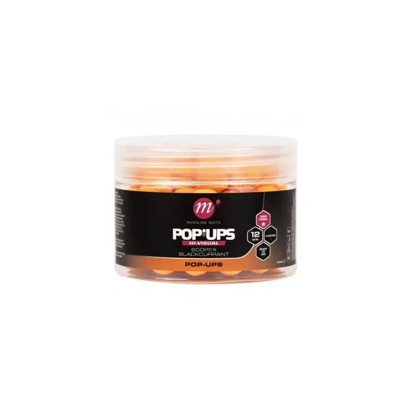 MAINLINE HI VISUAL POP UPS SCOPEX & BLACKCURRANT 15MM M13044