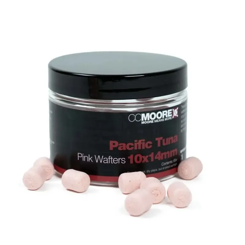 CC MOORE PACIFIC TUNA DUMBELL WAFTERS PINK 10X14MM 95605