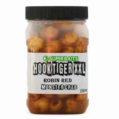 SUPERBAITS HOOK TIGER XXL ROBIN RED & MONSTERCRAB 250ML 071001