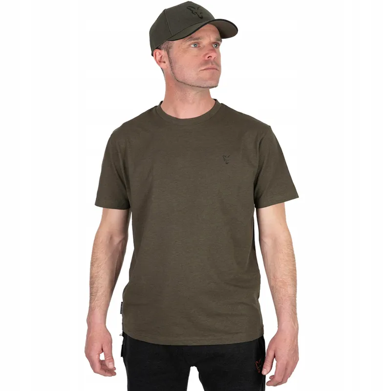 Fox Collection T Shirt Green & Black Size S