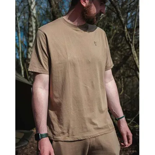 Fox Collection T Shirt Ltd Tan Size S