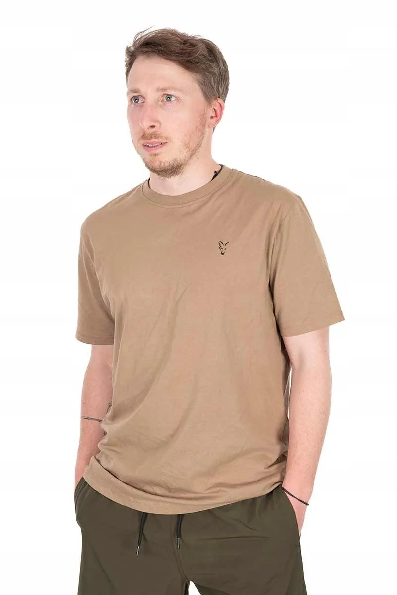 Fox Collection T Shirt Ltd Tan Size 3XL