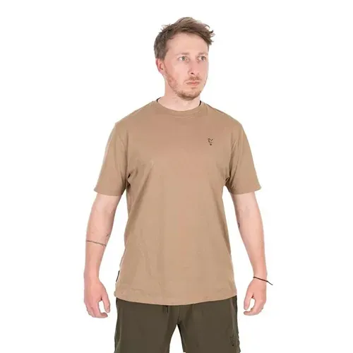 Fox Collection T Shirt Ltd Tan Size 3XL