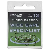 DRENNAN WIDE GAPE SPECIALIST MICRO BARBED SIZE 10 HEWGSM010