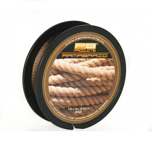 PB PRODUCTS ARMA BRAID HOOKLINK SILT 15LB 20M PBABHS15
