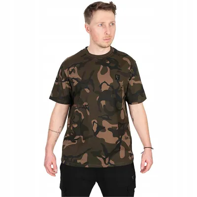 Fox Aop T Shirt Camo Size L
