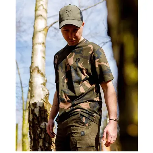 Fox Aop T Shirt Camo Size L