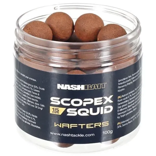 Nash Bait Wafters Scopex Squid 15mm