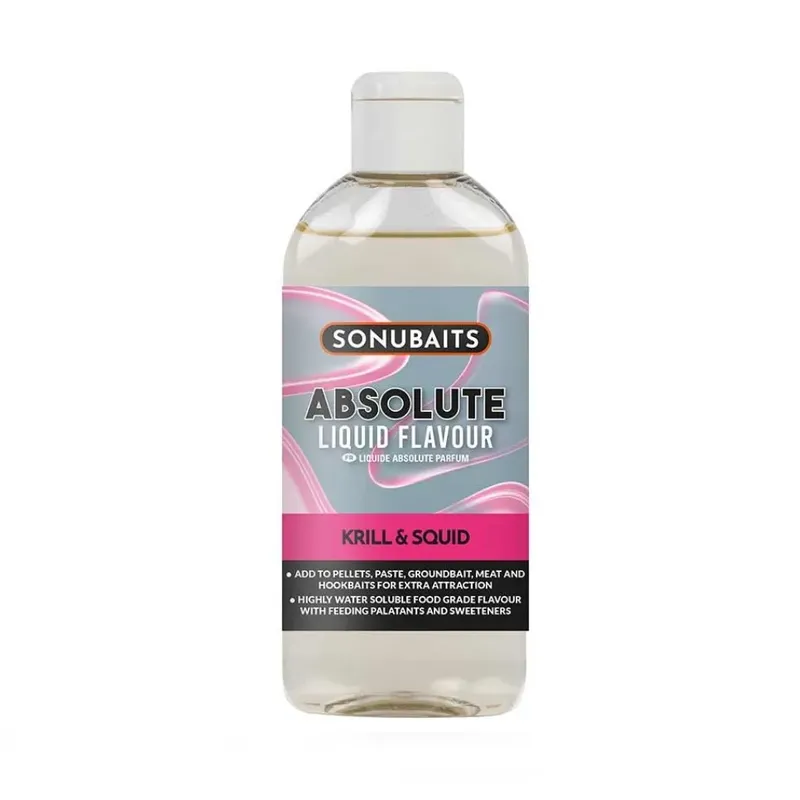 SONUBAITS ABSOLUTE LIQUID FLAVOUR KRILL & SQUID 200ML S1850066