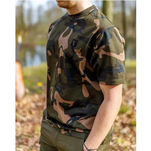 Fox Aop Camo Print T Shirt Camo Size XL