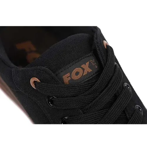 Fox Black Canvas Shoe Size 7/41