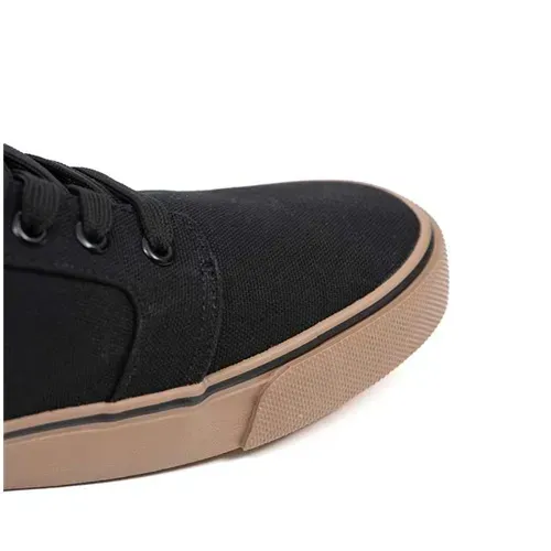 Fox Black Canvas Shoe Size 8/42