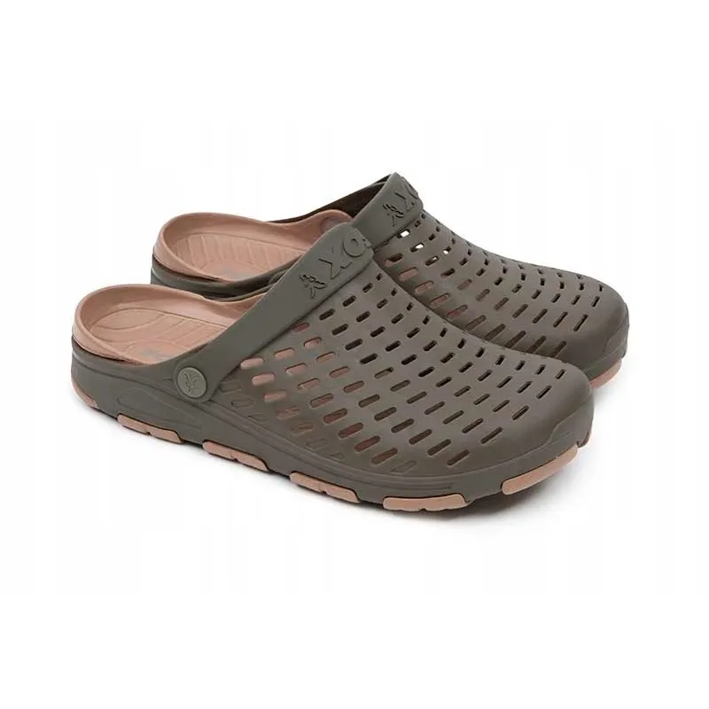 Fox Khaki Clogs Size 11/45