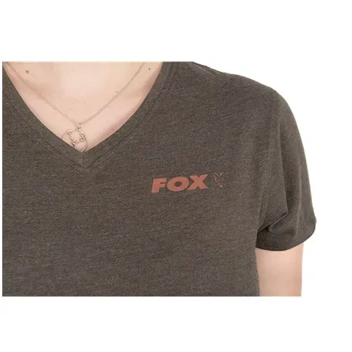 Fox Womens V Neck T-Shirt Size XL 20/22